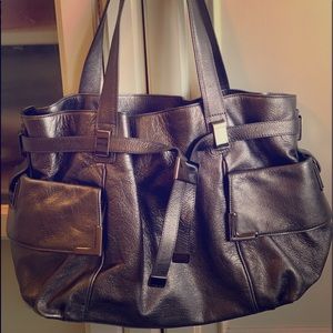 Authentic Michael Kors Beverley Pewter Handbag, rare limited edition color!